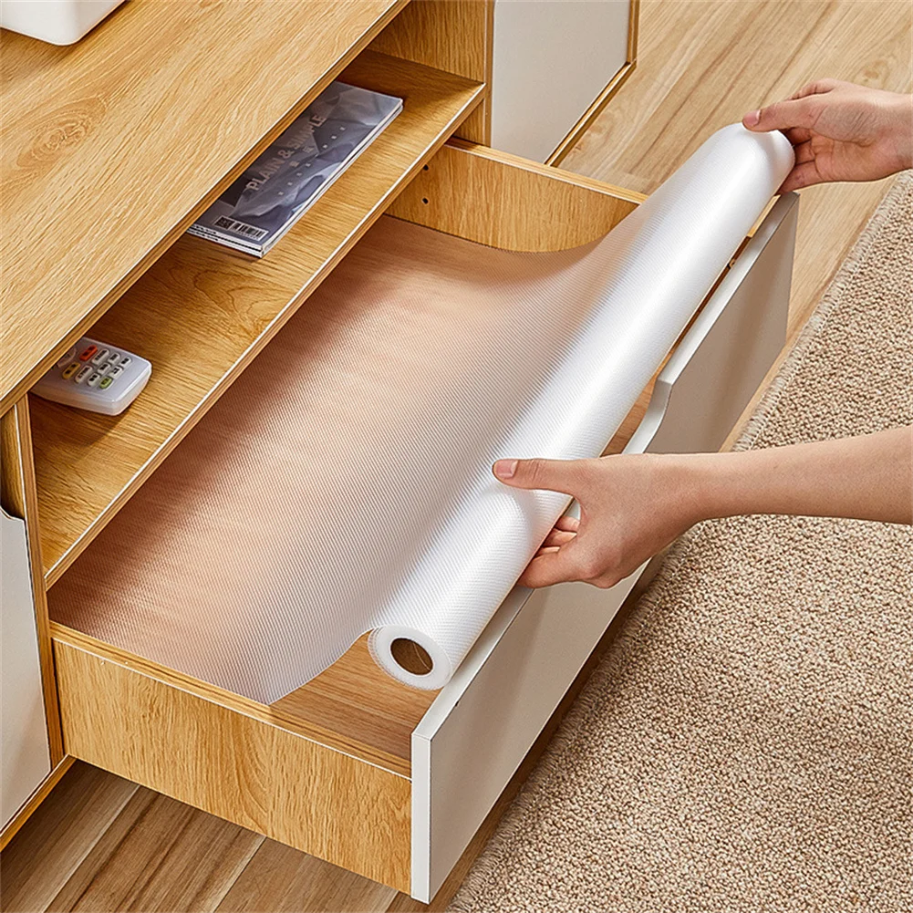 Convenient For Home Organization Dustproof Cupboard Liner High-quality EVA Material Non-stick Textured Polka Dots