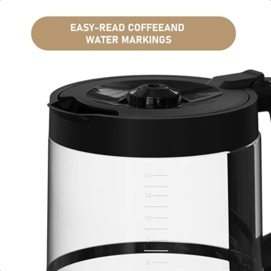 14-filiżankowy dzbanek do kawy DCM201, zamiennik kompatybilny z Ninja DCM201 DCM201CP DCM201BK Programmable XL 14Cup PR