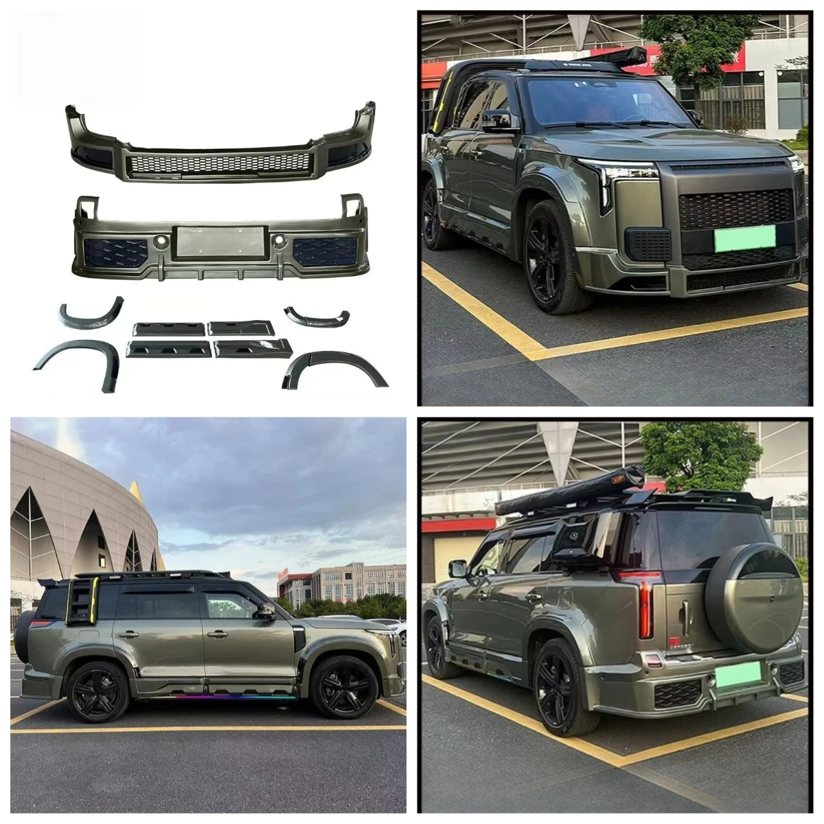 All-new Upgraded ABS Wide-body Kit and Full Body Kit, Suitable for JISHI R0X 01 Accessories.
