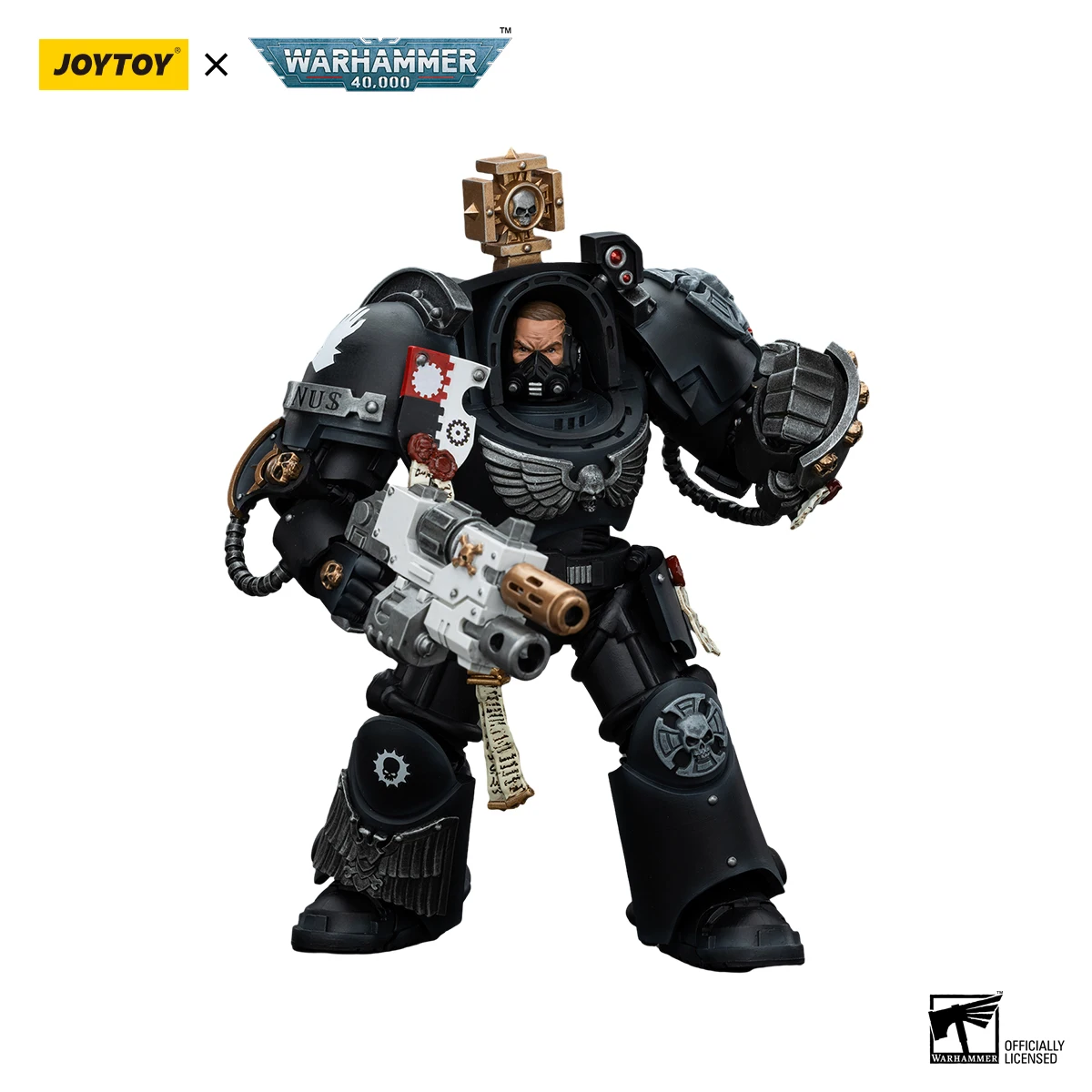 JOYTOY Warhammer 40,000 1/18 figurines d'action mains en fer capitaine en Terminator armure Anime modèle militaire