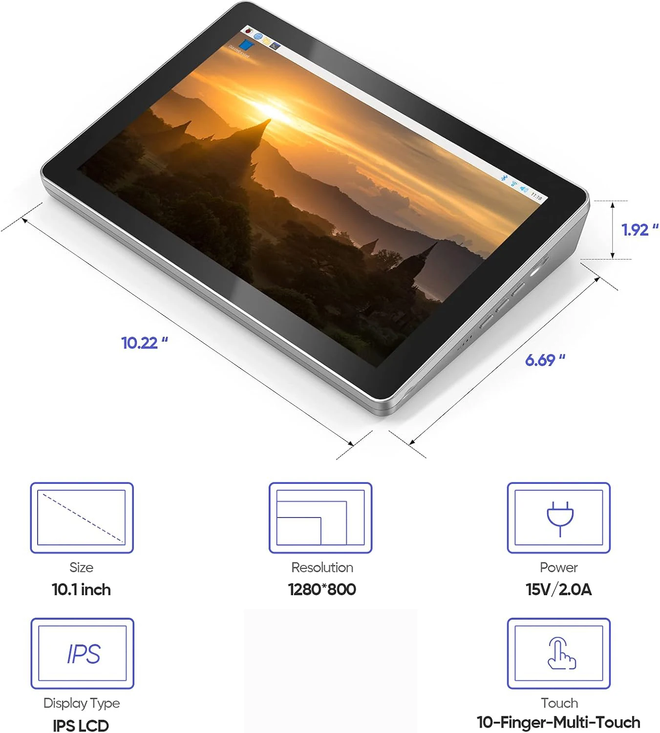 RasPad 3.0 - an All-in-One Tablet for Raspberry Pi 4B with 10.1