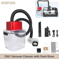 Zapata de polvo de husillo para cnc 4030 TTC450 Serie, enrutador CNC, limpiador de aire, recolector de chips, Extractor de máquina de grabado CNC de polvo