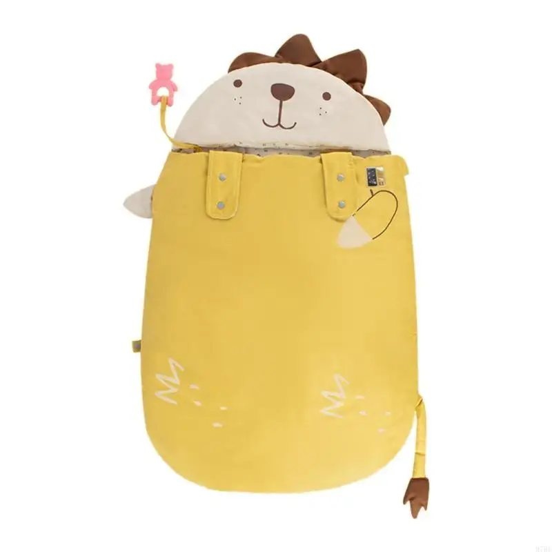 97BE Newborn Blanket Envelope Sleepsack Baby Hooded Sleeping Bag Stroller