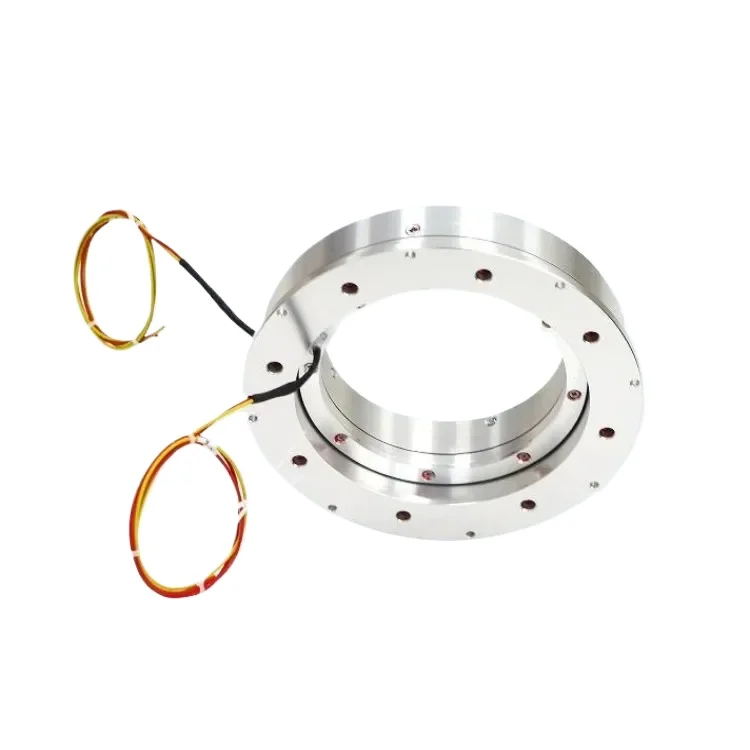 Ingiant Pancake Slip Rings ID 100mm 2 Channels 5A For Rotating Stage Through Hole Slip Ring