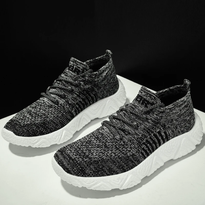 

2025 Men's Casual Shoes Comfortable Breathable Outdoor Walking Shoe Non-slip Lightweight Male Sneakers Slip on Flats