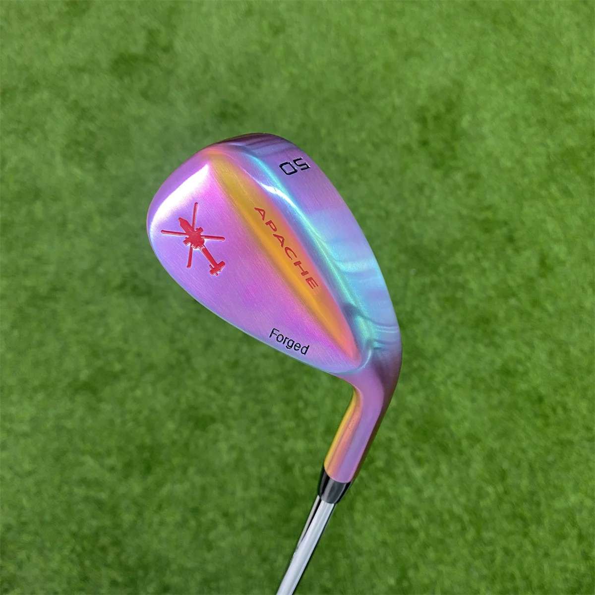 APACHE Golf Club Wedge 48 50 52 54 56 58 60 Degree Silver And Pink Options With S200 Steel Shaft And Golf Pride Grip Golf Club