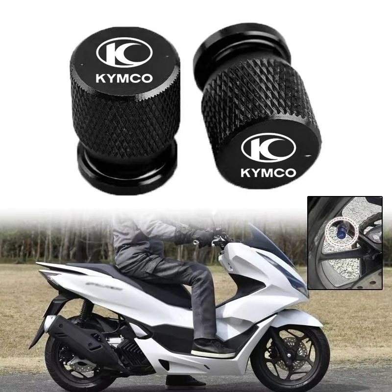 Motorcycle Tire Valve Airtight Caps Covers For KYMCO Xciting 250 300 400 AK550 CT250 CT300 S400 Downtown 125i 350i X-Town Kxct