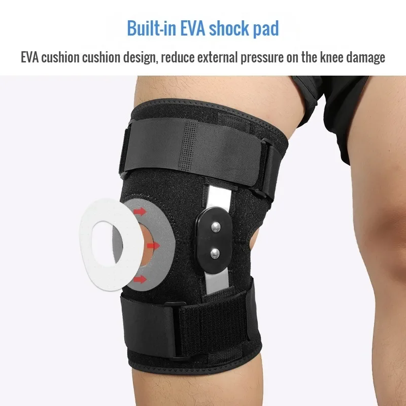 

1Pcs Orthopedic Knee Brace Support Adjustable Knee Pad Patella Protector Joint Pain Relief Meniscus Ligament Sports Guard