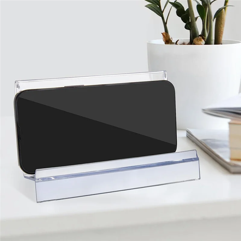 

6 Pack Purse Display Stand Acrylic, Clear Acrylic Wallet Display Stand Purse Jewelry Stand for Jewelry CD Organizer B