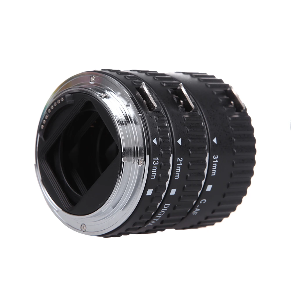 Camera Macro Lens Extension Tube Replacement Compatible for Canon EF EF-S Camera Auto Focus TTL Ring Adapter