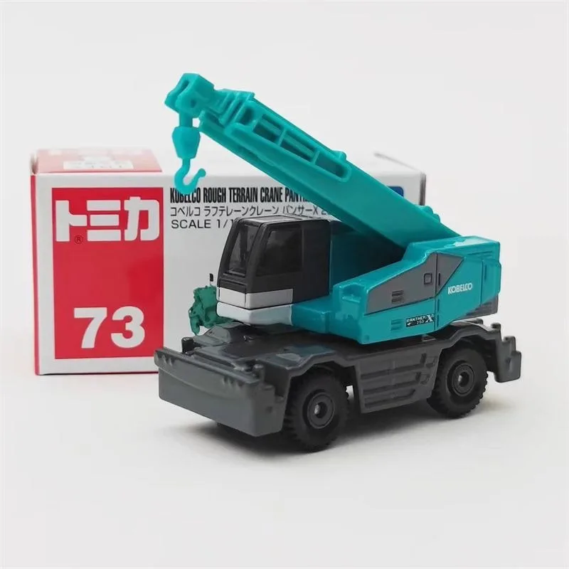 

Takara Tomy Tomica Red White Box No. 73 Alloy Car High Simulation Shinko Off-Road Crane Engineering Vehicle Model Toy for Boys