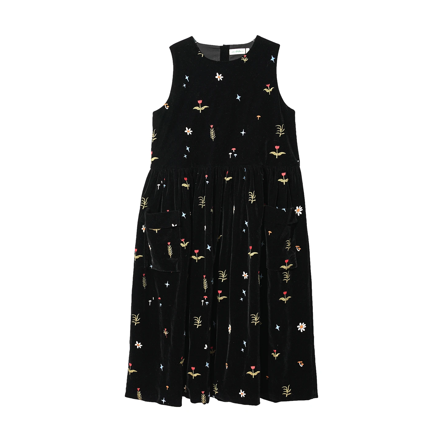 Vintage Embroidered Sleeveless Dress Moriyama Daily For Daily Commute & Dating Sweet Vibe 255266