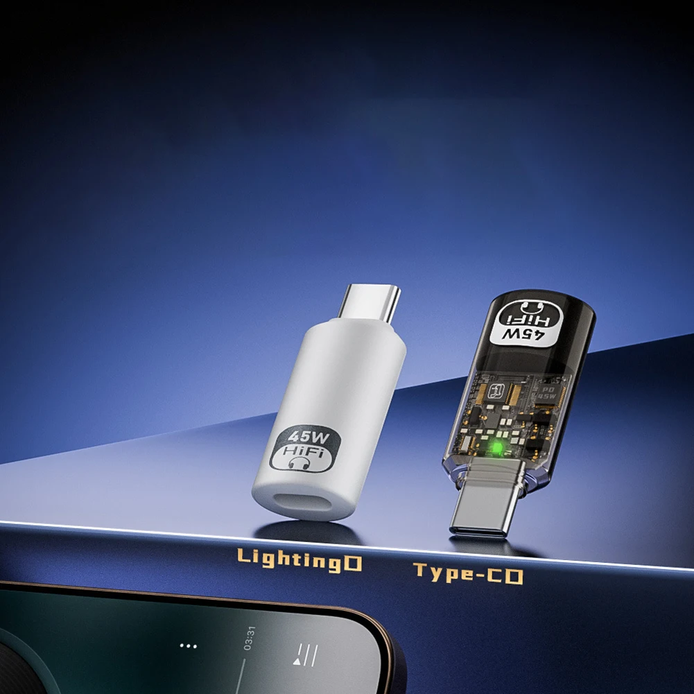 TYPE-C Public Three-In-One Headphone Call Charging Data Adapter High-quality Chip Stable Transmission Portable Data Adapter