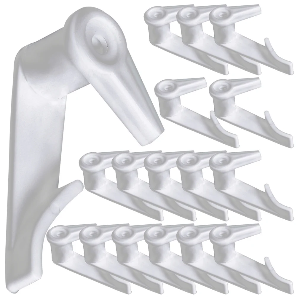 

100 шт. светодиодные зажимы для потолочных светильников, пластиковые крепежные пряжки, прочные держатели абажуров для внутреннего освещения, зажимы для потолочных светильников