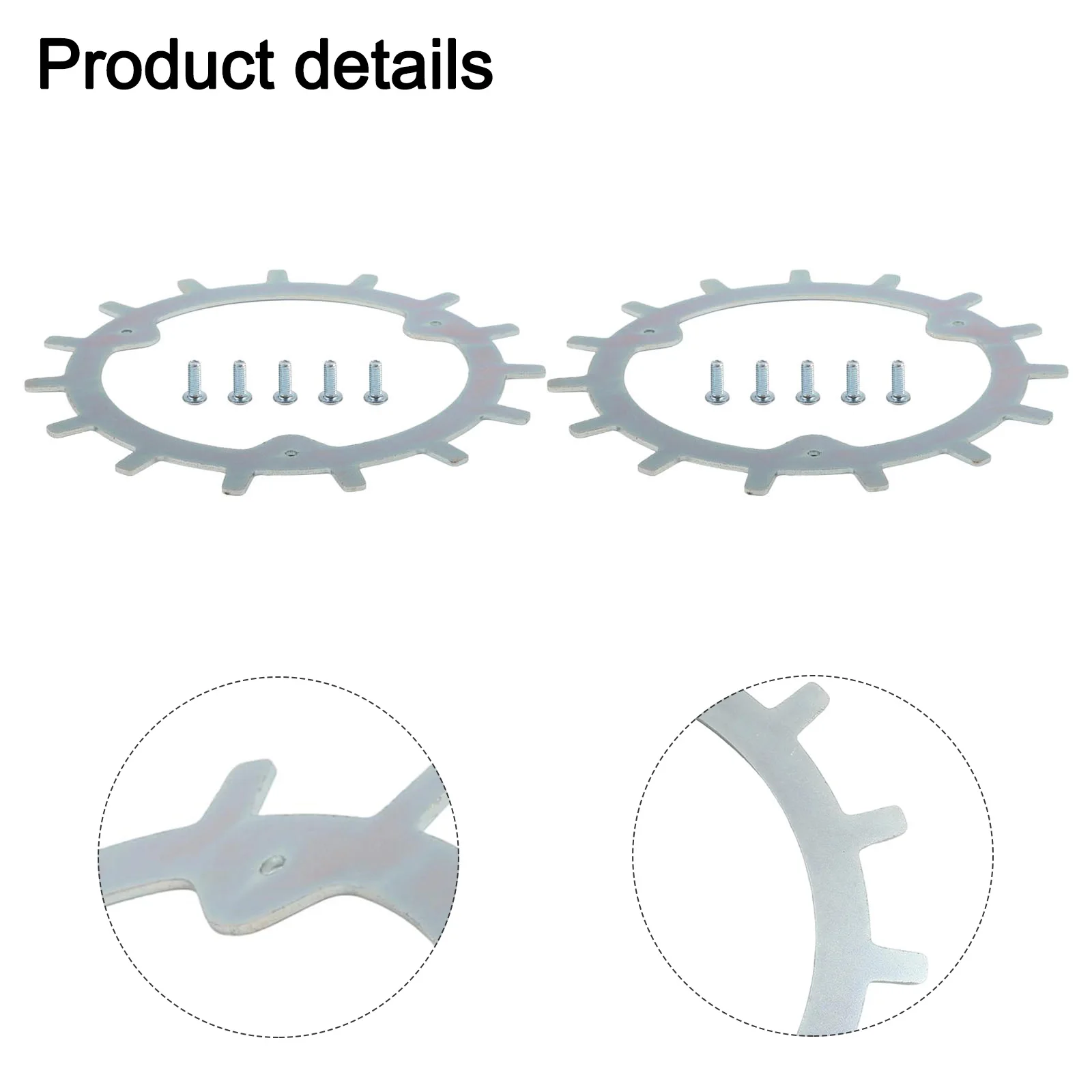 An/ti Slip Spike Set For Mammotion Yuka For Mini Self Centring Lawn Mo/wer Robot Cold Rolled Sheet Silver Traction Nails