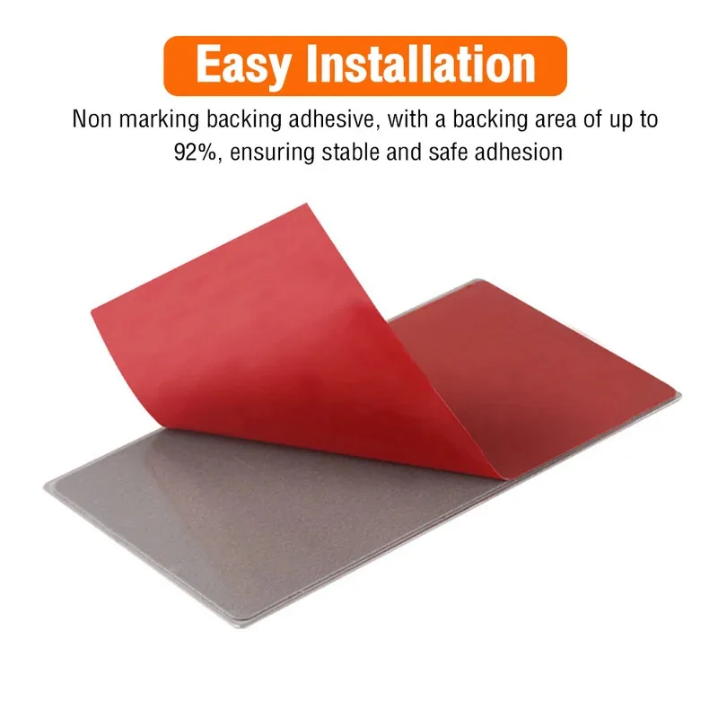 مرآة مكياج السيارة من الفولاذ المقاوم للصدأ، حاجب تظليل الشمس التلقائي المحمول عالي الدقة، مرآة داخلية لتصفيف السيارة