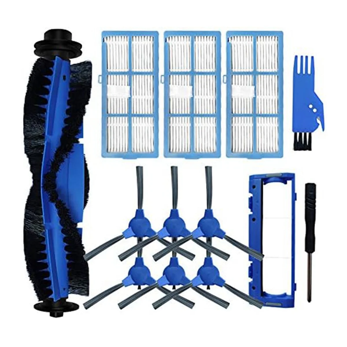 Accessoires de rechange pour aspirateur robot Laresar Grande 1, kit de pièces détachées, brosse principale, brosse latérale, filtre Hepa