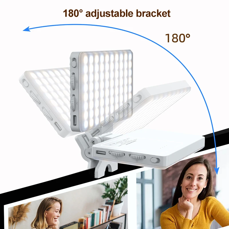 إضاءة LED للتصوير الفوتوغرافي للجوال، ضوء LED لتصوير الفيديو، مشبك إضاءة الهاتف، ضوء الهاتف الخليوي لالتقاط الفيديو