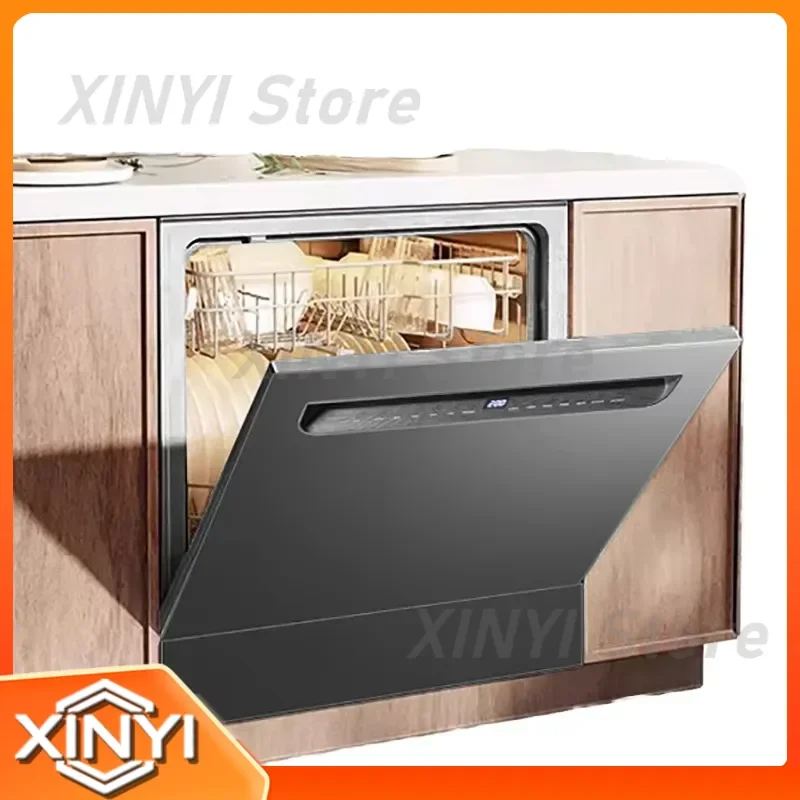 18 Inch Home Countertop Dishwasher 12 Place Settings 6 Programs Stainless Steel Tub Pot Tray Washer Kitchen Dish Washing Pro