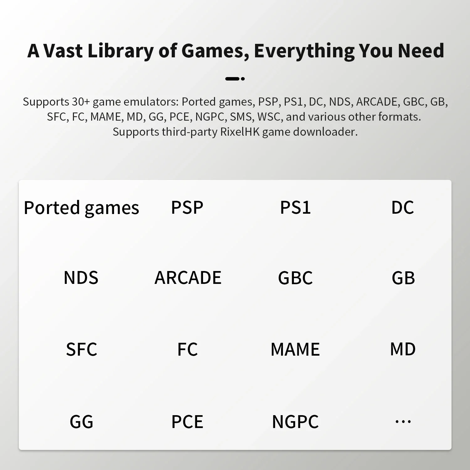 Per ANBERNIC RG34XXSP Flip Retro Console per videogiochi 5000 64G Gioco elettronico Schermo IPS da 3,4 pollici Linux bit Supporto TV Console