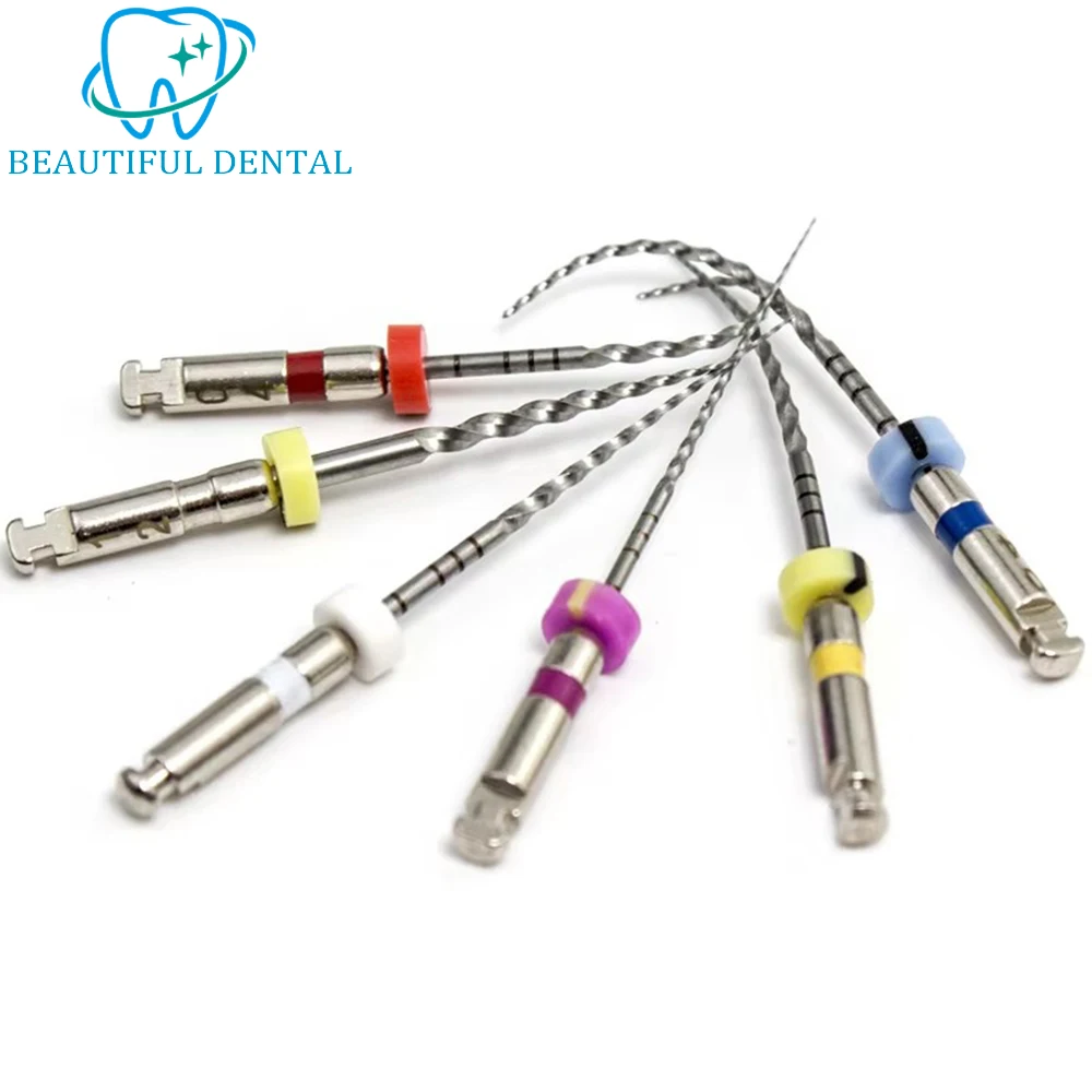 1 Box SC Plus Dental Rotary Files, 21mm/25mm sizes, excellent flexibility, dental root canal nickel-titanium files