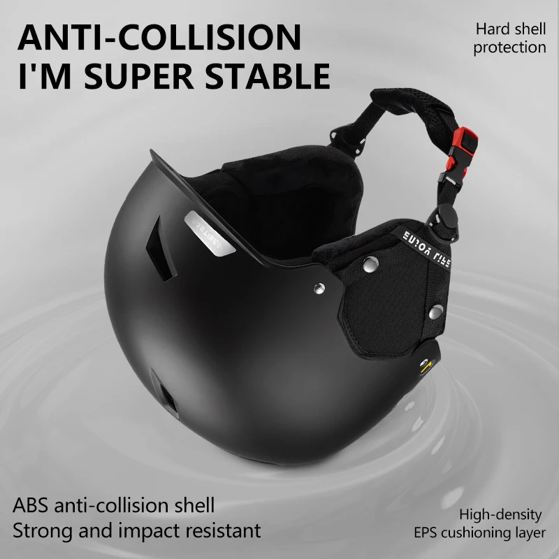 Horntour 2025 capacete de esqui profissional anticolisão e quente tudo-em-um esportes ao ar livre acessórios de snowboard masculino e feminino