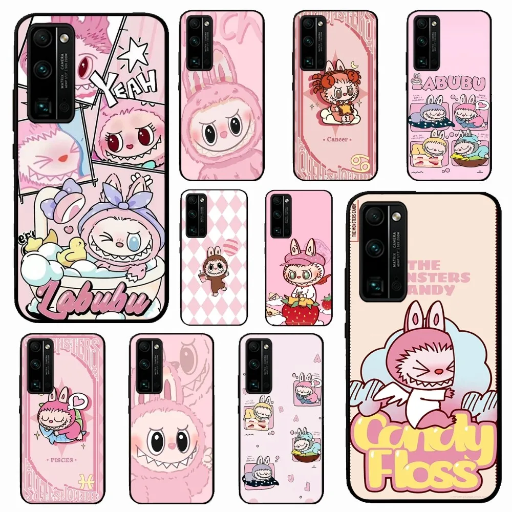 

Cute L-Labubu Phone Case For Huawei Honor 10 Lite 9 20 7A 9X 30 50 60 70 Pro Plus Soft Silicone Cover