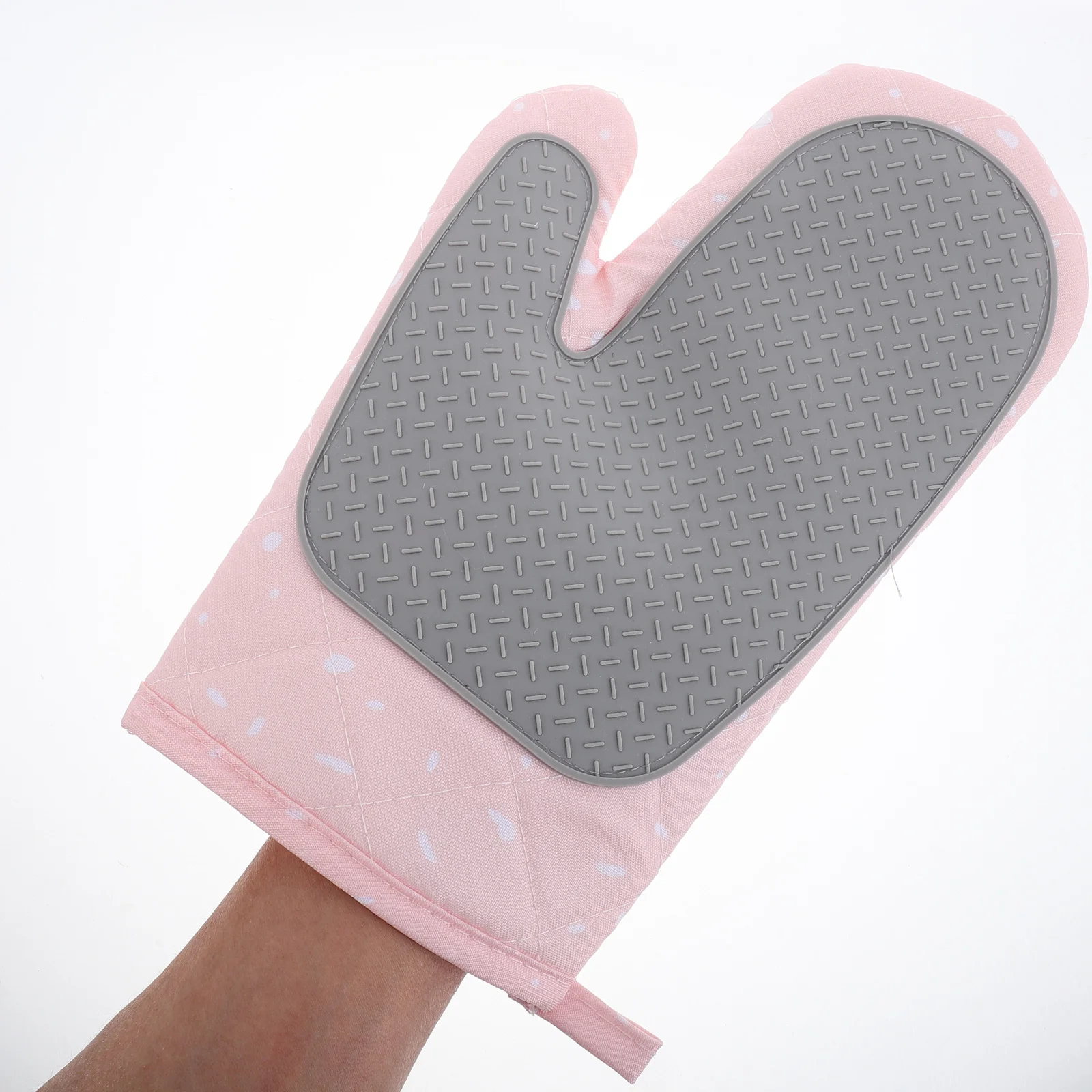 

2pcs Microwave Gloves Heat Resistant Silicone Oven Mitts Thickened Insulation AntiScalding Kitchen Baking Cloth