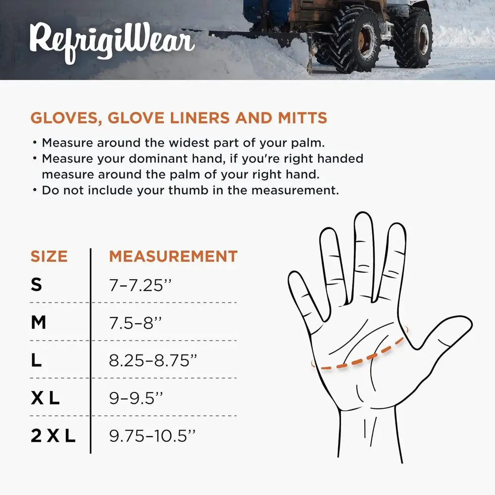 PolarForce Insulated Work Gloves by RefrigiWear, -30°F Comfort, Durable Protection