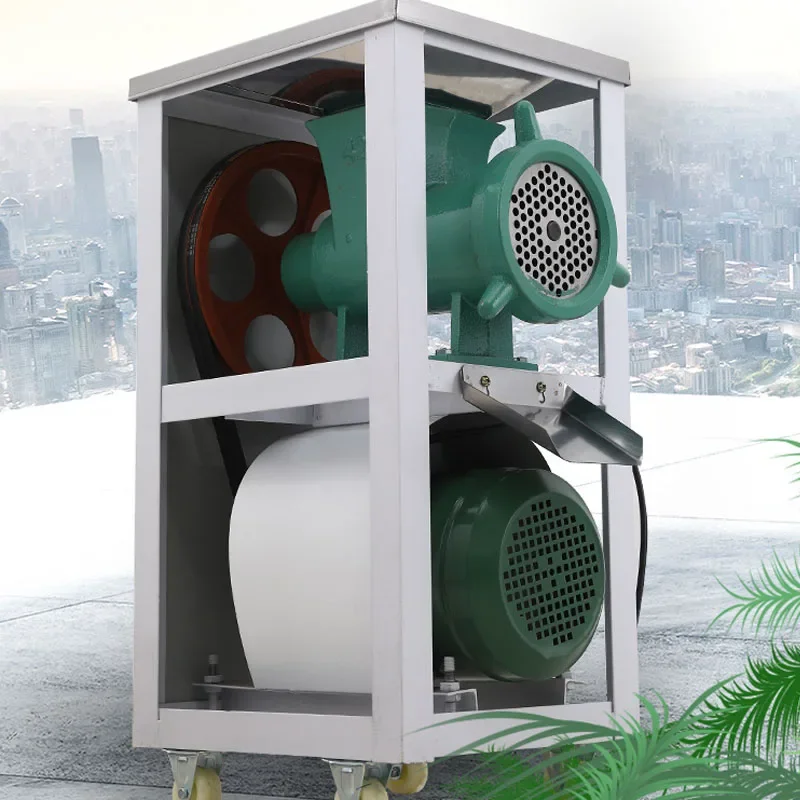 مفرمة اللحم التجارية الكهربائية على نطاق واسع هيكل السمكة عالية الطاقة هيكل الدجاج مزرعة الفلفل المطحون كعكة الأرز الدبق