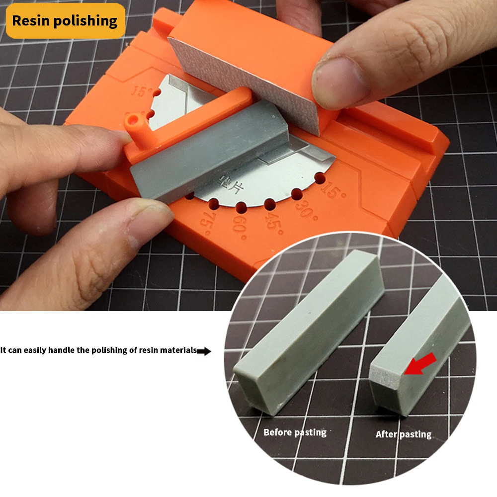 Multi Angle Polisher For MG HG Military Air Craft Model Plastic Bar Plate Sanding Tool