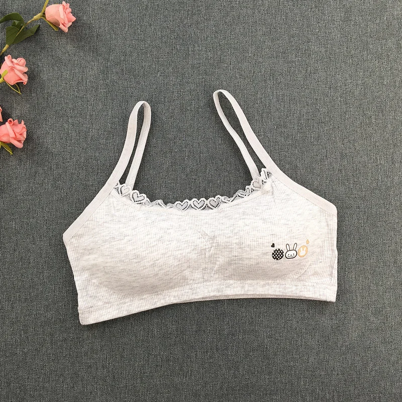 8-16 Years Cotton Girls Training Bra Adolescente Girl\'s Cute Lace Sport Bras Teen Girl Underwear Teens Bras