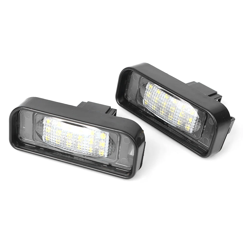 2PCS Car LED License Plate Number Light Licence Lamp for Benz W220 S320 S420 S430 S-Class 1999 2000 2001 2002 2003 2004 2005