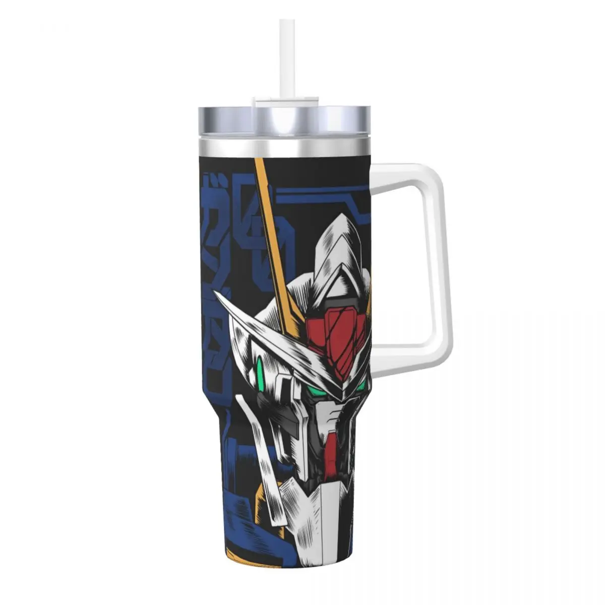 Gundam Stainless Steel Tumbler Camping Mugs Cup Large Capacity Coffee Mug Portable Cold and Hot Milk Tea Water Bottle