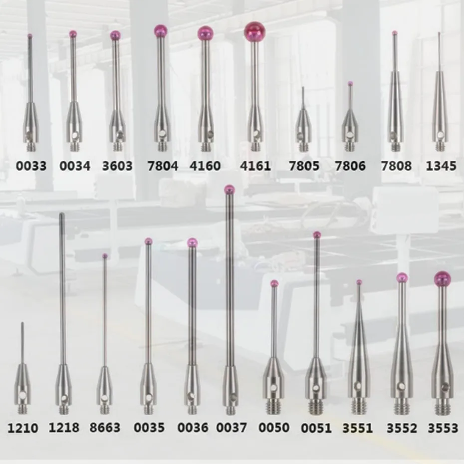 Three coordinate measuring needle Renishaw measuring needle three-dimensional measuring head M2M3 CNC machining center ruby