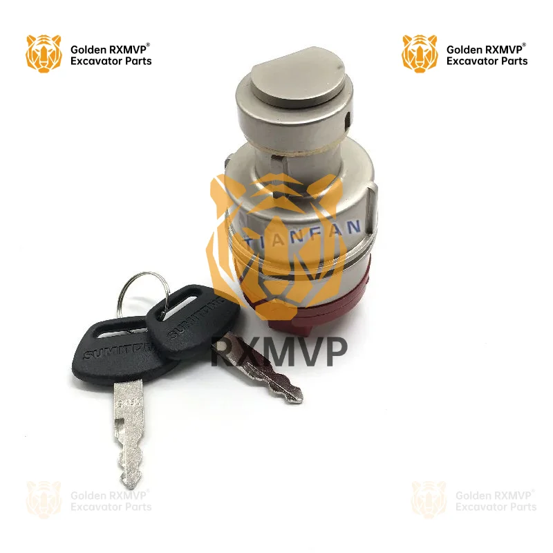 For Sumitomo Sh120/200a1/a2/a3/280 Key Start Ignition Switch Lock Head Electric Door Lock Excavator Accessories