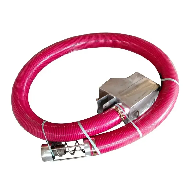 Flexible Soft Tube Screw Auger Conveyor for Grains Wheat Bean Corn Sand Lime Powder Plastic Pellet Screw Transporter