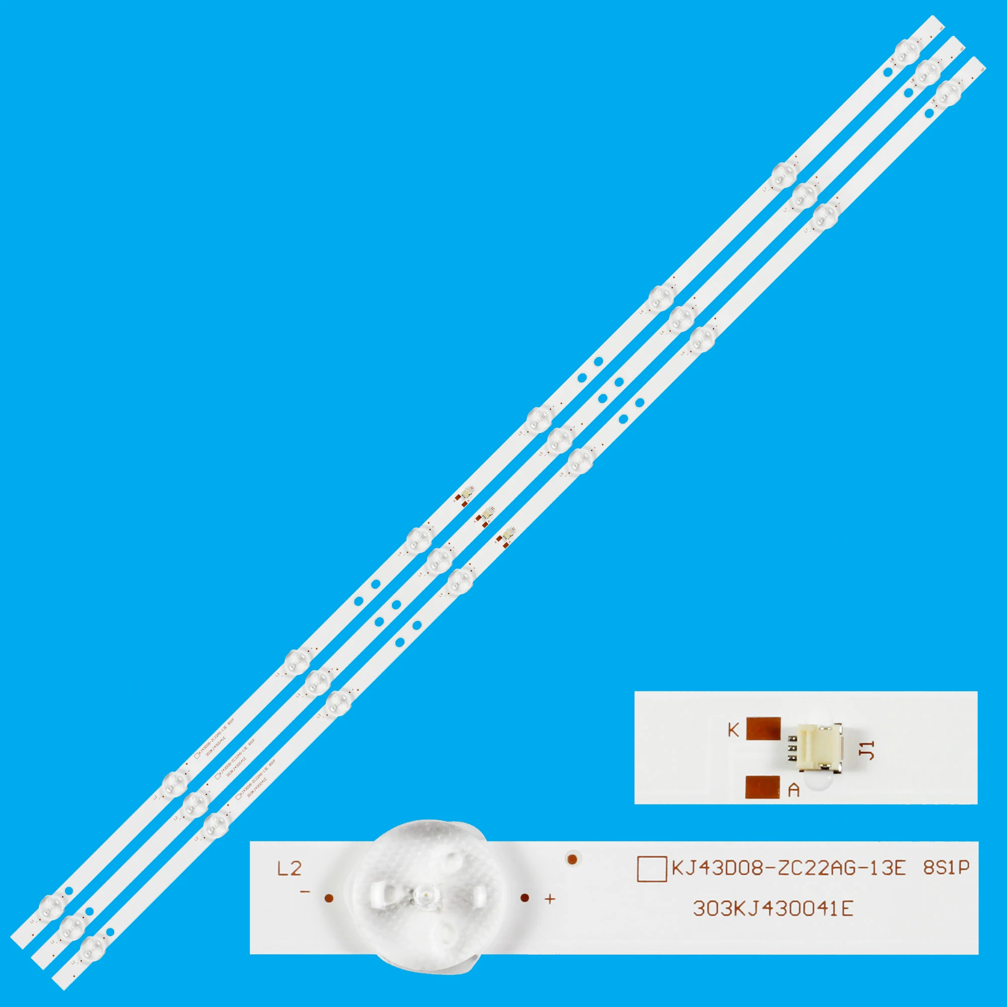 

LED BackLight Strip For 43FLM8000T2 43LF1207 43FLX9000T2 DJTV431 303KJ430039A LT-43N550 KJ43D08-ZC22AG-11A