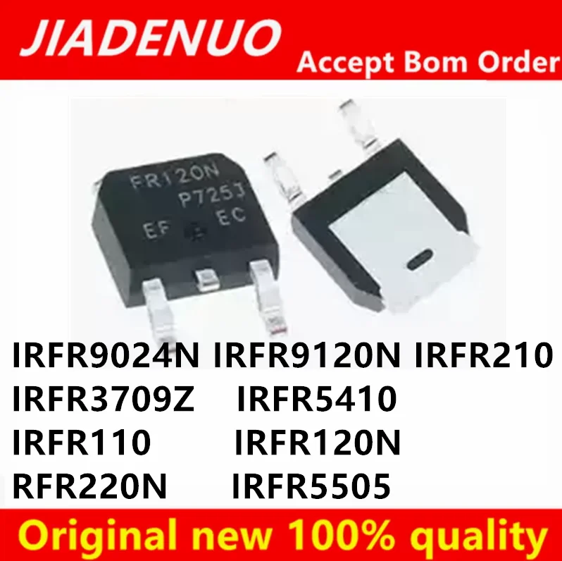 (10piece)100% New IRFR9024N  IRFR3709Z IRFR110 IRFR120N IRFR210 IRFR220N IRFR5505 IRFR5410 TO-252 Chipset