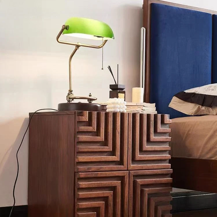 wood bedside table module combination side cabinet TV cabinet locker