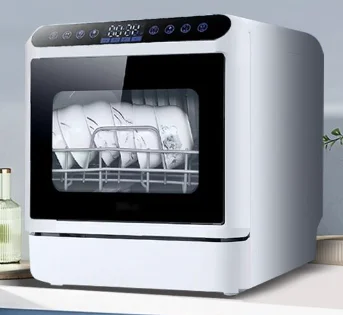 Mini Automatic Electric Dishwasher for Kitchen Portable and Compact Household Design
