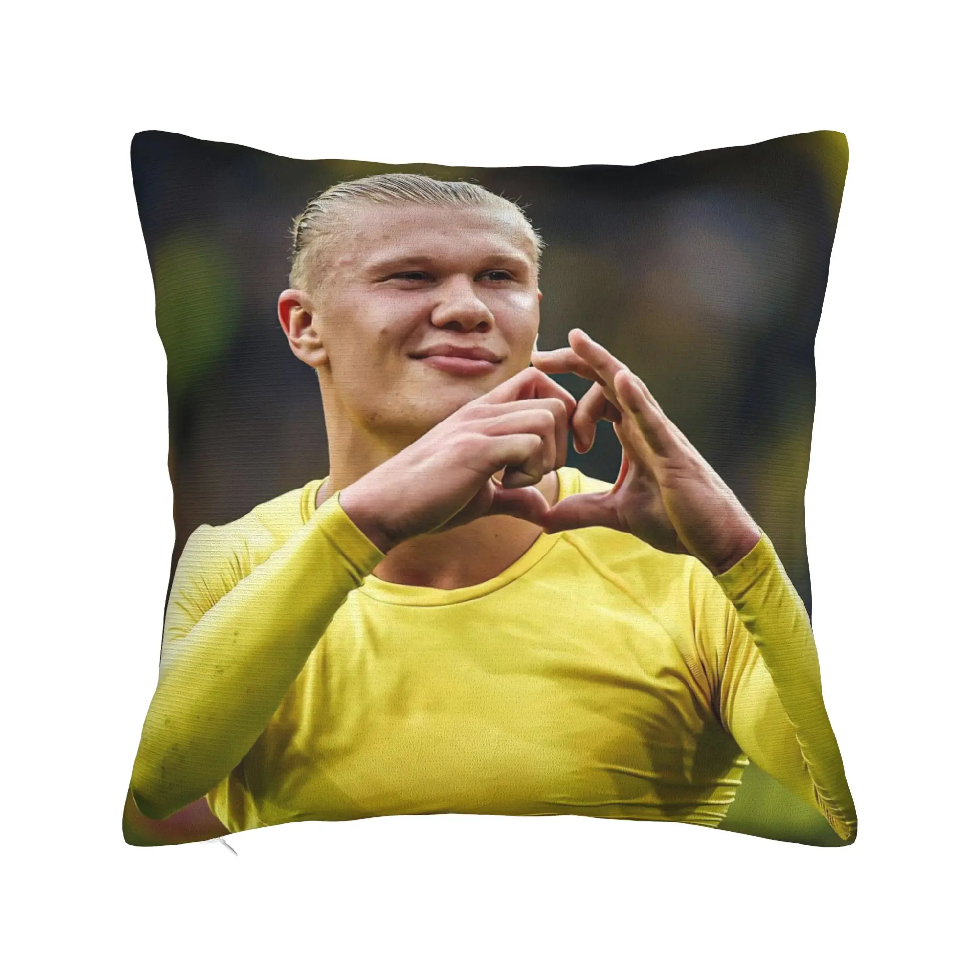 Decorative Pillowcase Haalands  Accessories Bed Football Pillow Case Cover Zipper Multiple Sizes