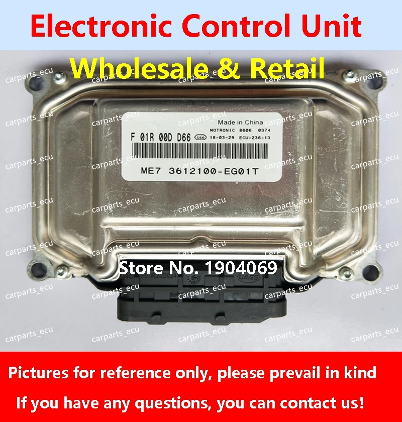 For Great Wall Tengyi Car Engine Computer Board/ECU/ME7 F01R00DD66 3612100-EG01T F01RB0DD66/F01R00D724 3612100-EG01 F01RB0D724