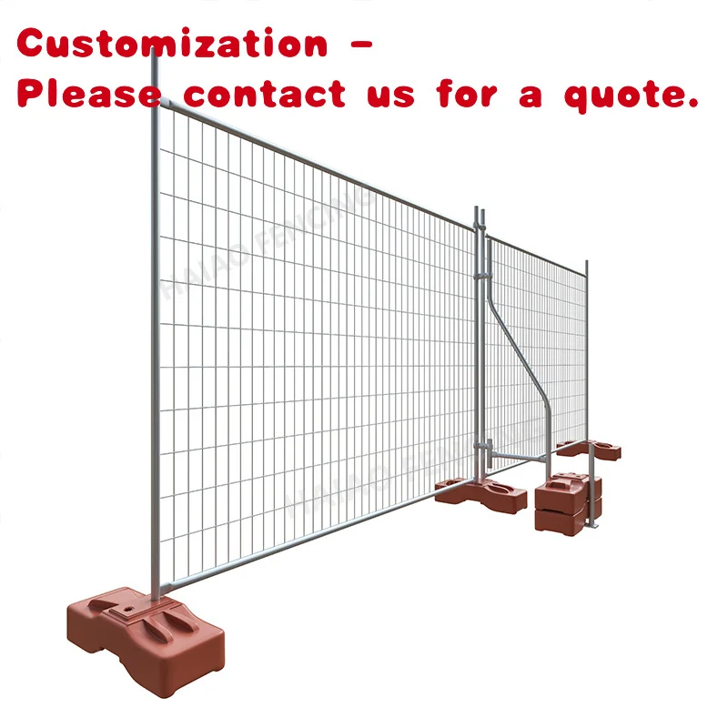 

custom.Temporary Fence Panel 6x10ft Easy Assemble No Dig Galvanized Powder Coated Australia Temp Fence Constructio