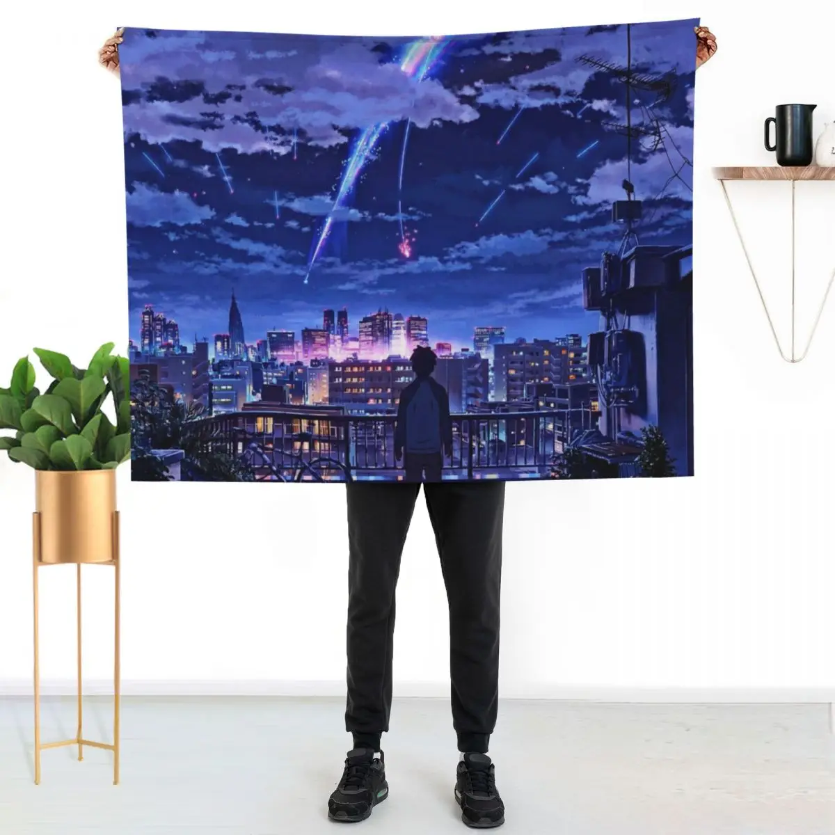 A Familiar Feeling Throw Blanket Warm manga Luxury Furrys Comforter Soft Beds Blankets