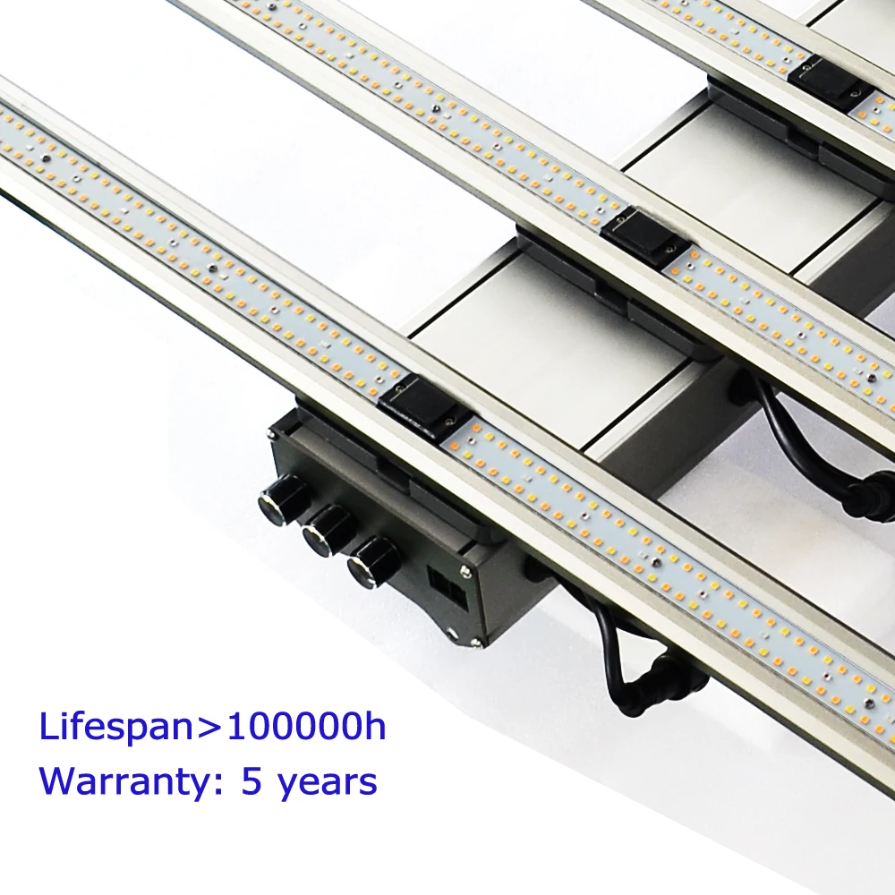 

12Bars LED Grow Light 600W 800W 1000W 1200W LED Full Spectrum Three Knob Dimming Professional Indoor Led Grow Light