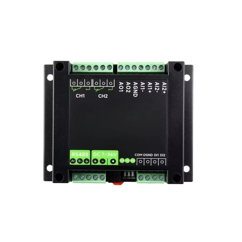 Industrial Modbus RTU Mixed Input And Output Module, Multiple Isolation Protection Circuits, Voltage And Current Acquisition