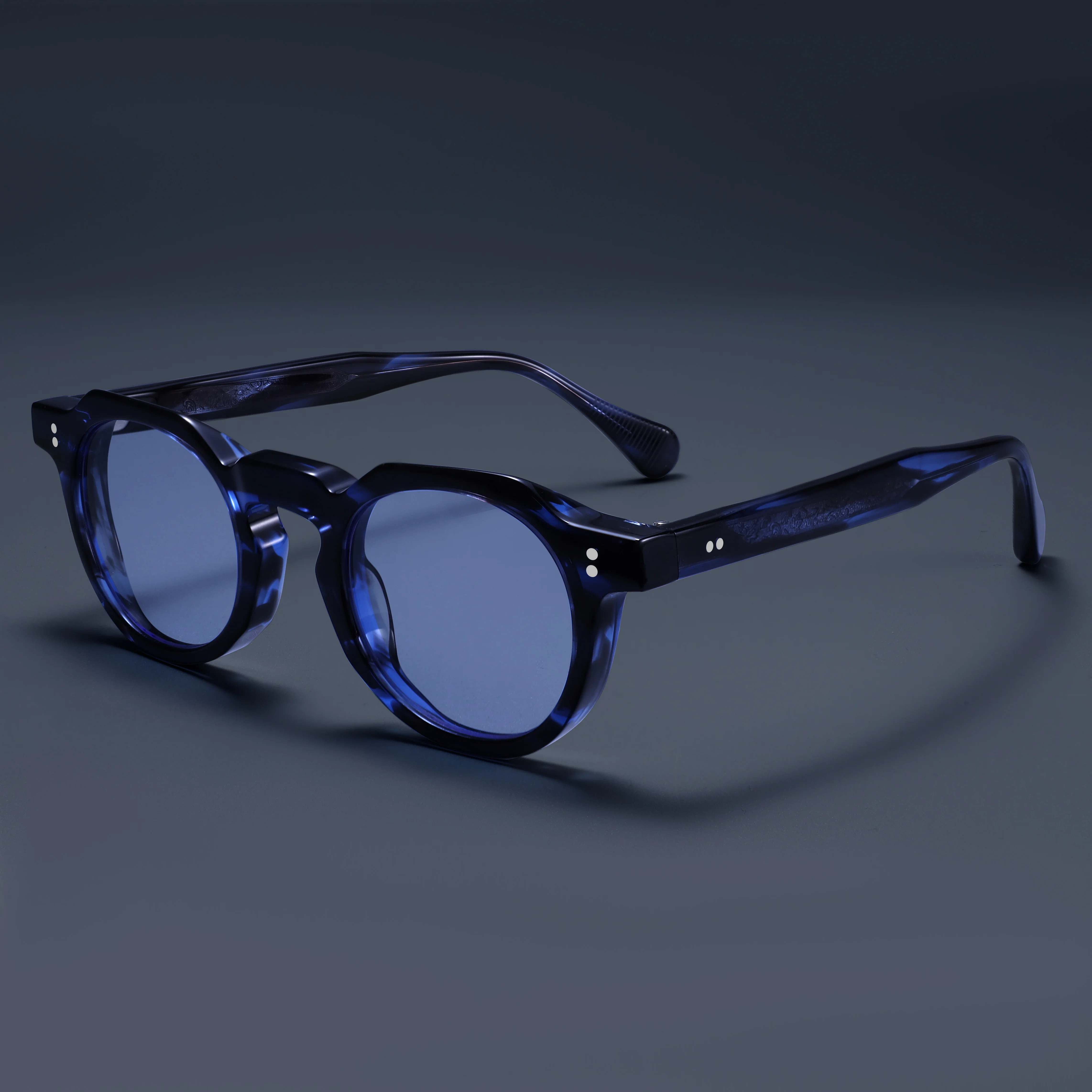

Luxury Retro Sunglasses for Men Women Polarized Lens UV400 Protection Thick Acetate Glasses Frame Classic Design