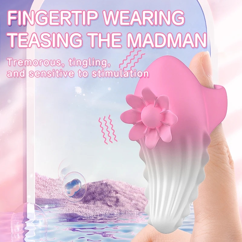 Fingertip Teasing Vibrating Egg para Mulheres, Massagem Silicone, Brinquedo Adulto do Sexo, Masturbação, Casal Flirt, Estimuladores do Clitóris, Novo