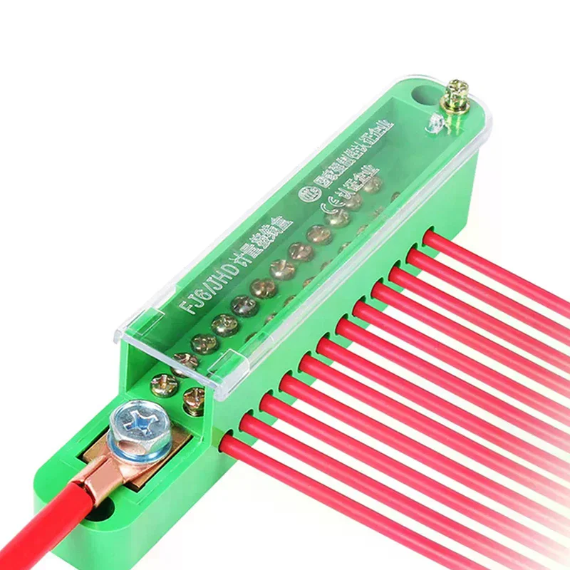 

Unipolar Splitter Junction Box 1 In 4/6/10/12 Out Retardant Metering Cabinet Wire Terminal Block Retardant Flame Retar Parts